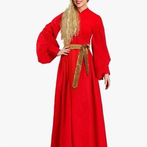 Princess Bride Costume: dress, wig and crown